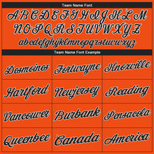 Load image into Gallery viewer, Custom Orange Black-White Performance T-Shirt