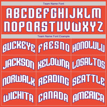 Load image into Gallery viewer, Custom Orange White-Purple Authentic Throwback Basketball Jersey