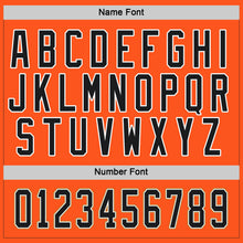 Load image into Gallery viewer, Custom Orange Black-Old Gold Hockey Jersey