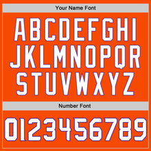 Load image into Gallery viewer, Custom Orange White-Purple Performance T-Shirt