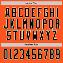 Load image into Gallery viewer, Custom Orange Black-Cream Hockey Jersey