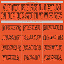 Load image into Gallery viewer, Custom Stitched Orange Orange-Black Sports Pullover Sweatshirt Hoodie