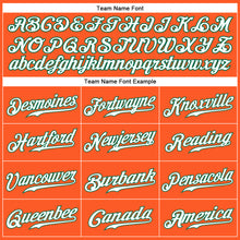 Load image into Gallery viewer, Custom Orange White-Kelly Green Authentic Baseball Jersey