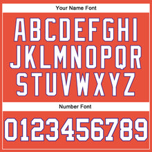 Load image into Gallery viewer, Custom Orange White-Purple Authentic Throwback Basketball Jersey