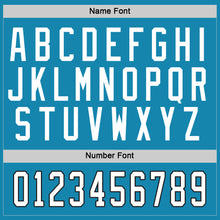 Load image into Gallery viewer, Custom Panther Blue White-Black Hockey Jersey