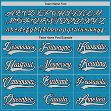 Load image into Gallery viewer, Custom Panther Blue Gray-Black Hockey Jersey