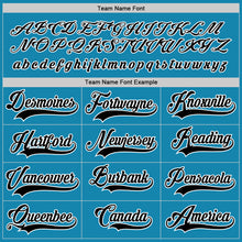 Load image into Gallery viewer, Custom Panther Blue Black-White Hockey Jersey