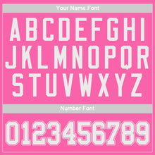 Load image into Gallery viewer, Custom Pink White Authentic Baseball Jersey