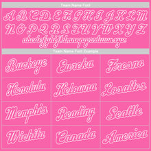 Load image into Gallery viewer, Custom Pink White Authentic Baseball Jersey