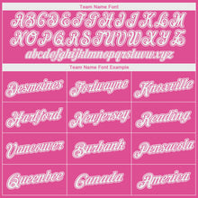 Load image into Gallery viewer, Custom Pink White Performance T-Shirt