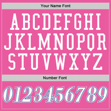 Load image into Gallery viewer, Custom Pink White-Royal Performance T-Shirt