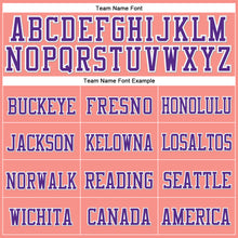 Load image into Gallery viewer, Custom Pink Purple-White Stitched Cuffed Knit Hat