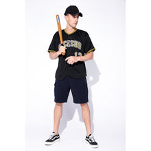 Load image into Gallery viewer, Custom Black Gold-White Baseball Jersey