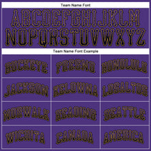 Load image into Gallery viewer, Custom Purple Purple-Old Gold Authentic Drift Fashion Baseball Jersey