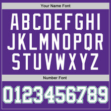 Load image into Gallery viewer, Custom Purple White-Kelly Green Performance T-Shirt