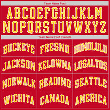Load image into Gallery viewer, Custom Stitched Red White-Gold Sports Pullover Sweatshirt Hoodie