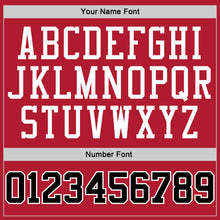 Load image into Gallery viewer, Custom Stitched Red Black-White Sports Pullover Sweatshirt Hoodie