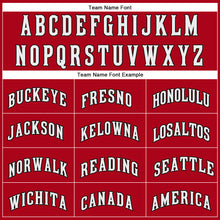 Load image into Gallery viewer, Custom Red White-Black Performance T-Shirt