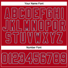 Load image into Gallery viewer, Custom Red Red-Navy Performance T-Shirt