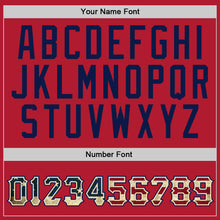 Load image into Gallery viewer, Custom Stitched Red Vintage USA Flag-Cream Sports Pullover Sweatshirt Hoodie