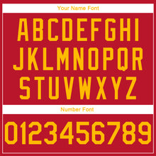 Load image into Gallery viewer, Custom Stitched Red Gold Christmas 3D Sports Pullover Sweatshirt Hoodie