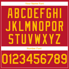 Load image into Gallery viewer, Custom Red Gold Christmas 3D Performance T-Shirt