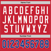 Load image into Gallery viewer, Custom Red Royal-White Hockey Jersey