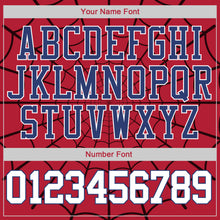 Load image into Gallery viewer, Custom Stitched Red White-Royal 3D Pattern Design Spider Sports Pullover Sweatshirt Hoodie