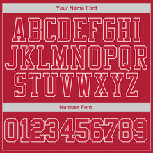 Load image into Gallery viewer, Custom Stitched Red Red-Royal Sports Pullover Sweatshirt Hoodie