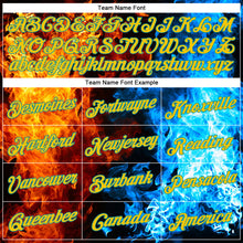 Load image into Gallery viewer, Custom Red Gold-Red 3D Pattern Design Flame Performance T-Shirt