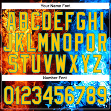 Load image into Gallery viewer, Custom Red Gold-Red 3D Pattern Design Flame Performance T-Shirt