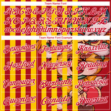 Load image into Gallery viewer, Custom Red Red-White 3D Pattern Design Cute Tiger Authentic Baseball Jersey