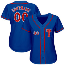 Load image into Gallery viewer, Custom Royal Red-White Authentic Baseball Jersey