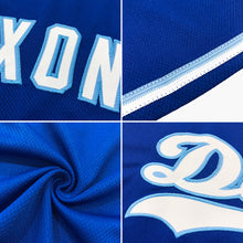 Load image into Gallery viewer, Custom Royal Gray-Red Authentic American Flag Fashion Baseball Jersey