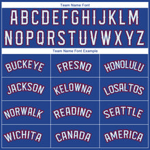 Load image into Gallery viewer, Custom Royal White-Red Performance T-Shirt