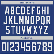 Load image into Gallery viewer, Custom Royal White-Red Authentic Throwback Basketball Jersey