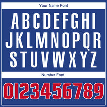 Load image into Gallery viewer, Custom Royal Red-White Authentic Throwback Basketball Jersey