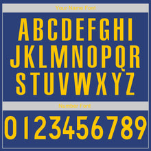 Load image into Gallery viewer, Custom Royal Gold-White Authentic Throwback Basketball Jersey