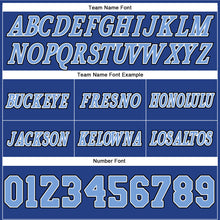 Load image into Gallery viewer, Custom Royal Light Blue-White Authentic Throwback Basketball Shorts