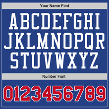 Load image into Gallery viewer, Custom Royal Red-White Authentic Throwback Basketball Jersey