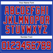 Load image into Gallery viewer, Custom Royal Red-White Authentic Baseball Jersey