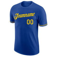 Load image into Gallery viewer, Custom Royal Gold Performance T-Shirt