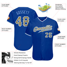 Load image into Gallery viewer, Custom Royal Camo-Light Blue Authentic Baseball Jersey