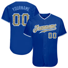 Load image into Gallery viewer, Custom Royal Camo-Light Blue Authentic Baseball Jersey