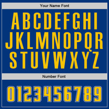 Load image into Gallery viewer, Custom Royal Gold-White Authentic Baseball Jersey