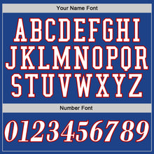 Load image into Gallery viewer, Custom Royal White-Red Performance T-Shirt