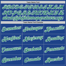 Load image into Gallery viewer, Custom Royal Kelly Green-White Performance T-Shirt