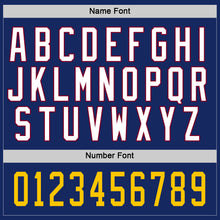 Load image into Gallery viewer, Custom Royal Gold-Maroon Hockey Jersey