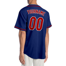 Load image into Gallery viewer, Custom Royal Red-White Authentic Baseball Jersey