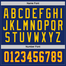 Load image into Gallery viewer, Custom Royal Gold-Orange Hockey Jersey